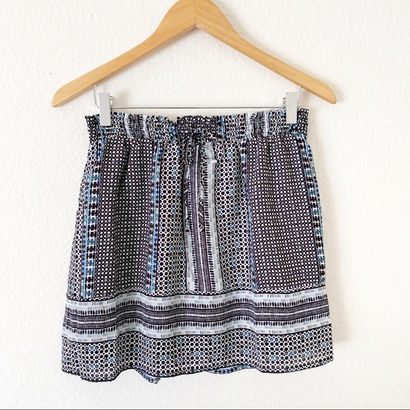 NWT Greylin Keeley Printed Smocked Mini Tie Skirt - Picture 4 of 8